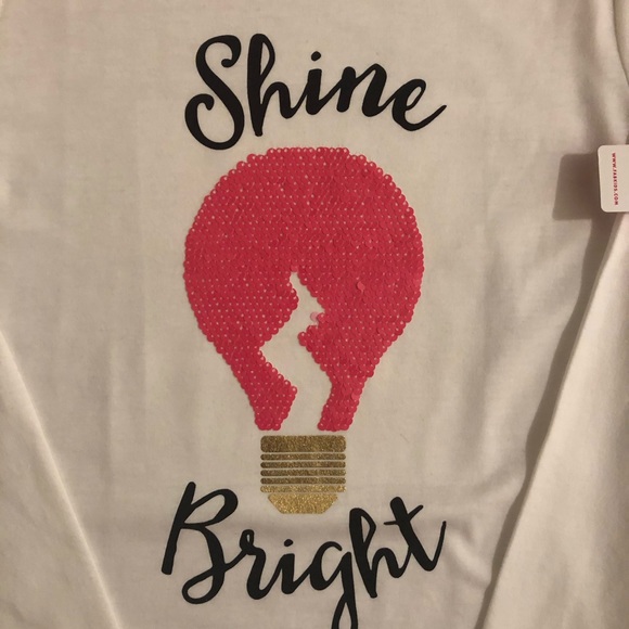 SOLD! Girls’ FabKids Shine Bright Tee, XXL (14/16) - Picture 5 of 8